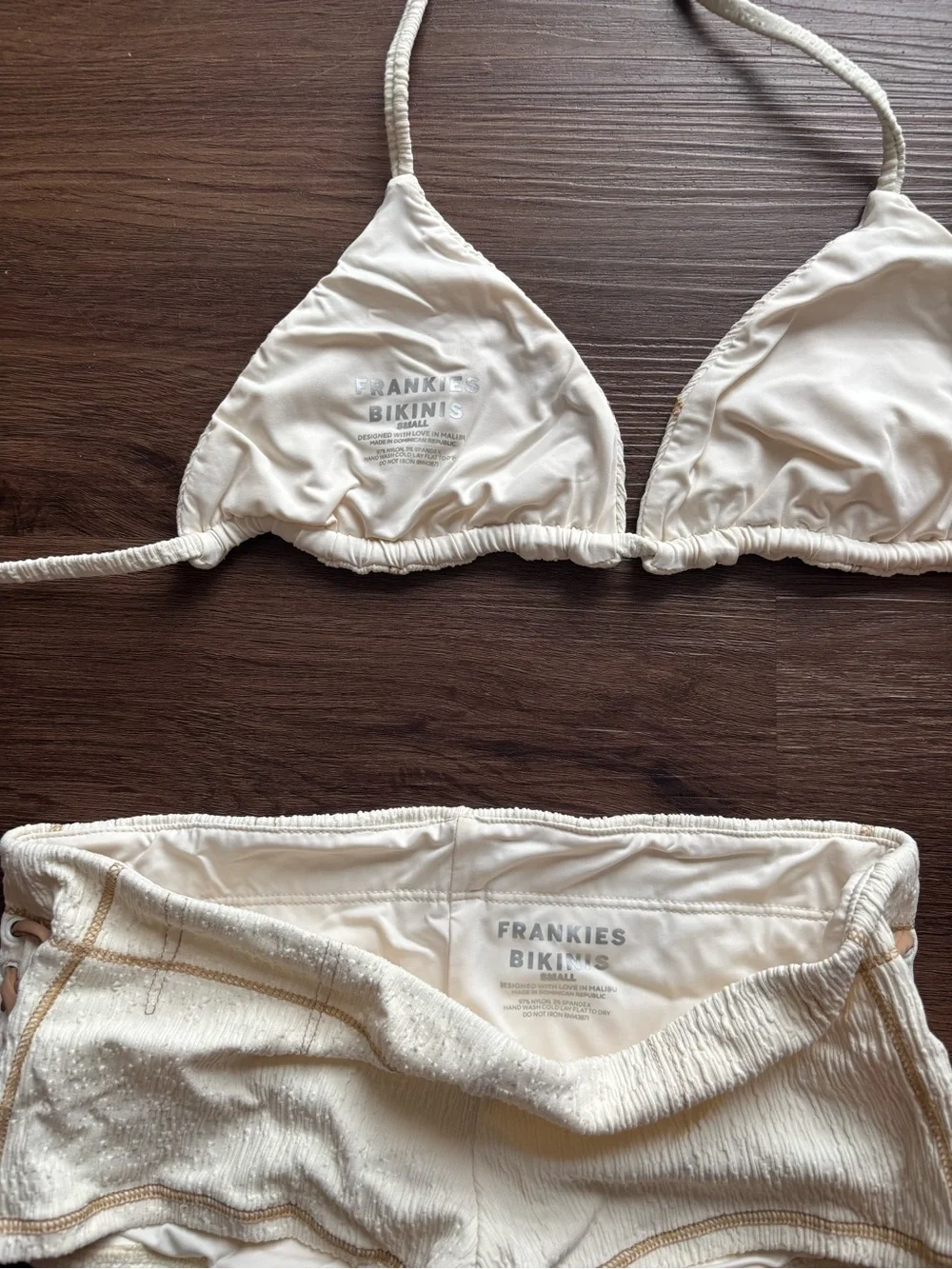 Frankie’s Bikinis Boy Short Bikini Set